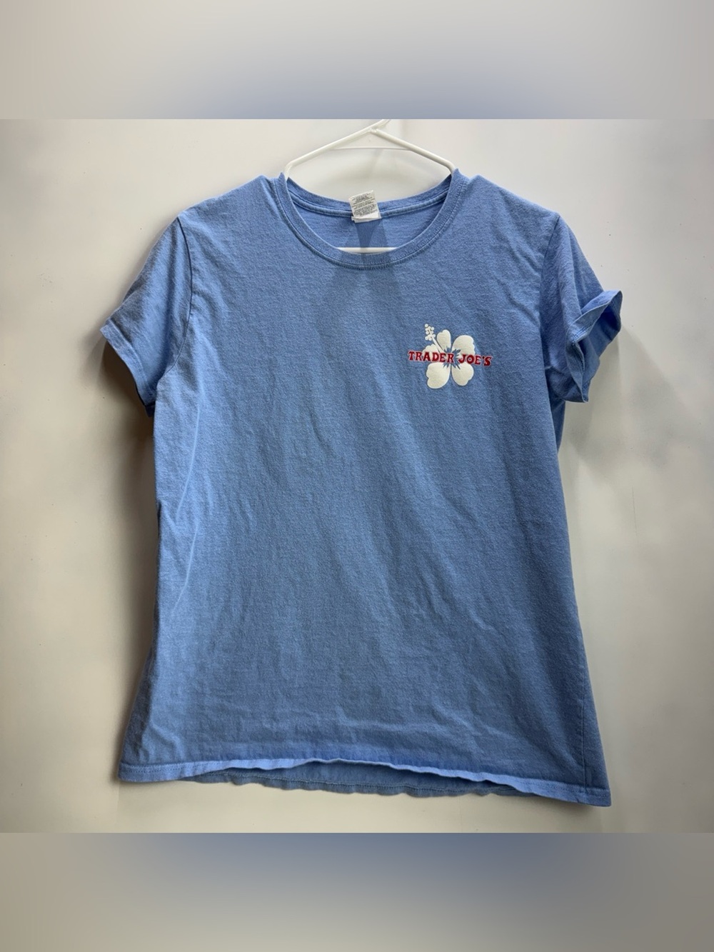 Bundle of 4 Trader Joe’s Unisex Crewneck T-Shirt with Hibiscus Logo